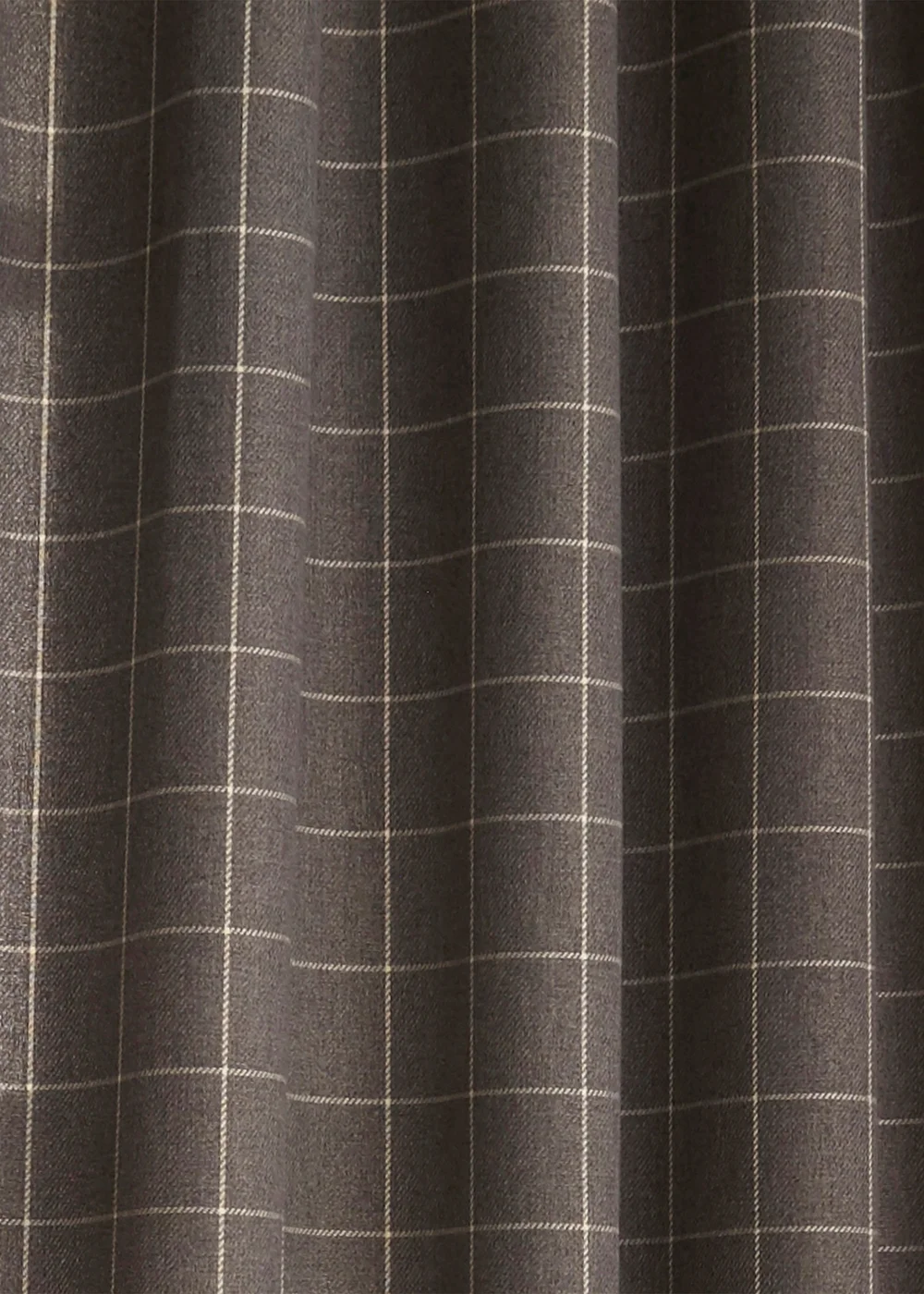 furn. Ellis Windowpane Check Eyelet Curtains - 90W X 90D (228x228cm Image 4