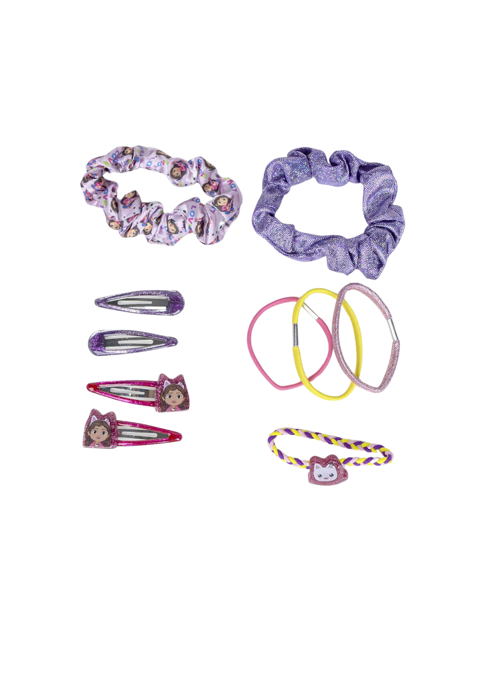 Dreamworks Pink Gabbys Doll House Backpack And Hair Accessories Set - One Size Image 5