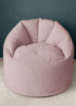 rucomfy Snug Cinema Chair Dusky Pink Beanbag - One Size Image 1