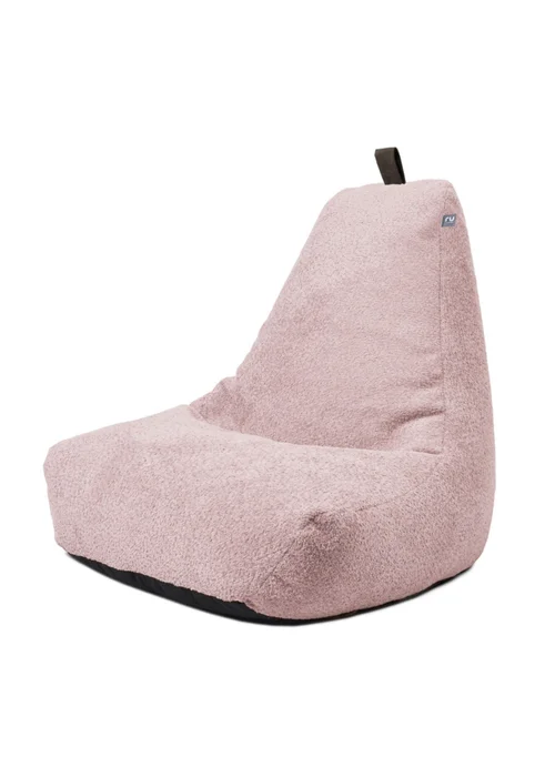 rucomfy Snug Lounge Chair Dusky Pink Beanbag - One Size Image 2
