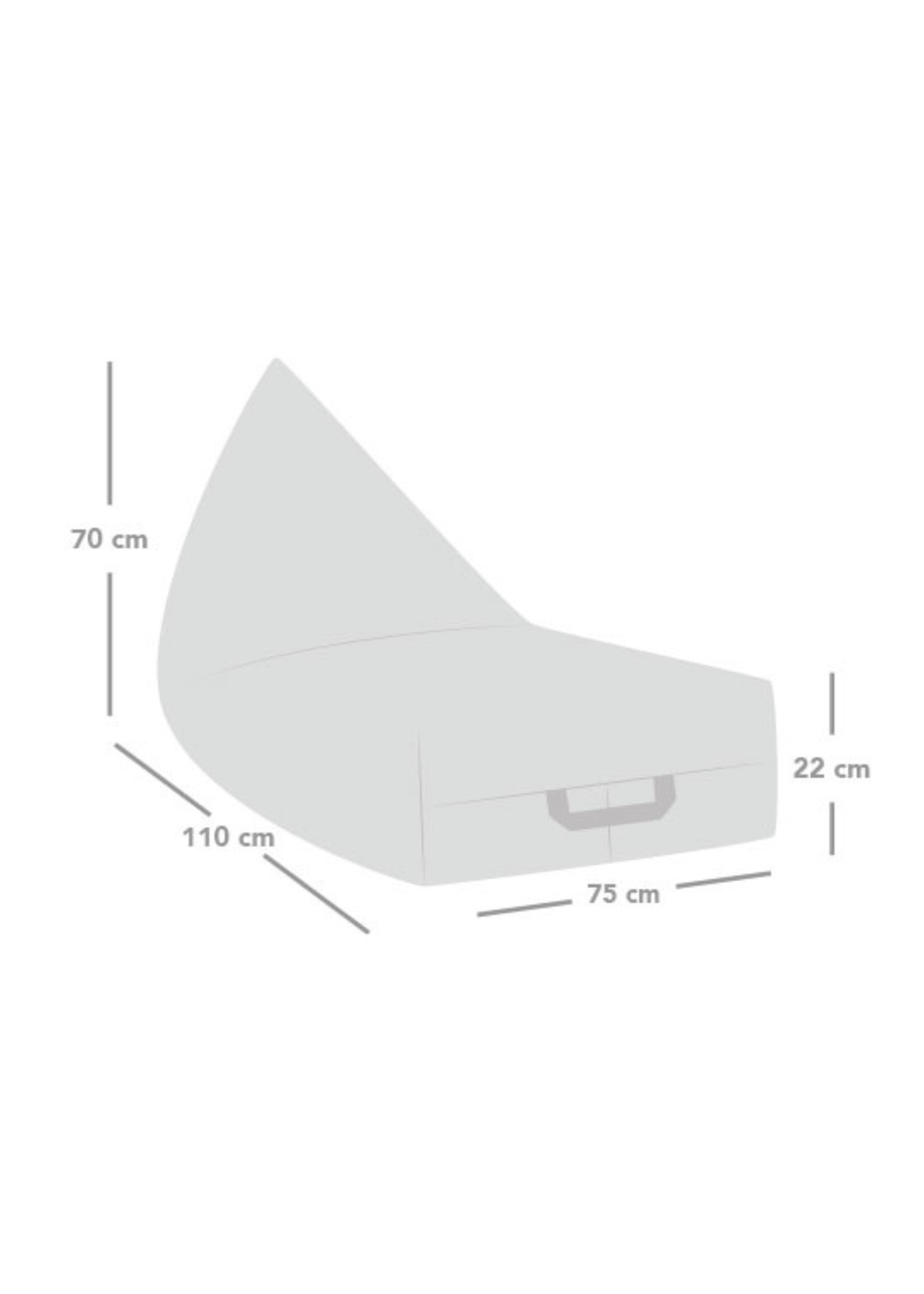 rucomfy Snug Humbug Mushroom Beanbag - One Size Image 4
