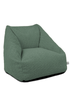 rucomfy Snug Kids Snuggle Chair Dark Green Beanbag (50cm x 46cm x 48cm x 22cm Seat Height) - One Size Image 1