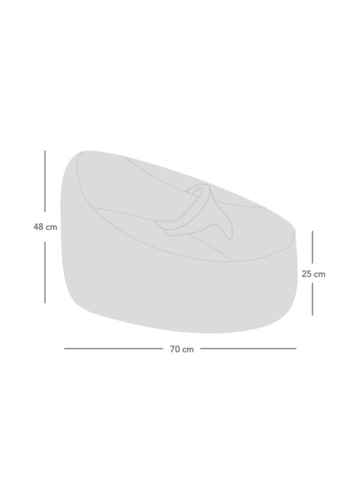 rucomfy Printed Gaga Hot Air Balloon Baby Beanbag - One Size Image 5