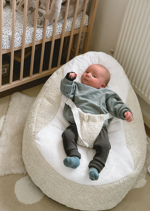 rucomfy Snug Gaga Natural Baby Beanbag - One Size Image 3