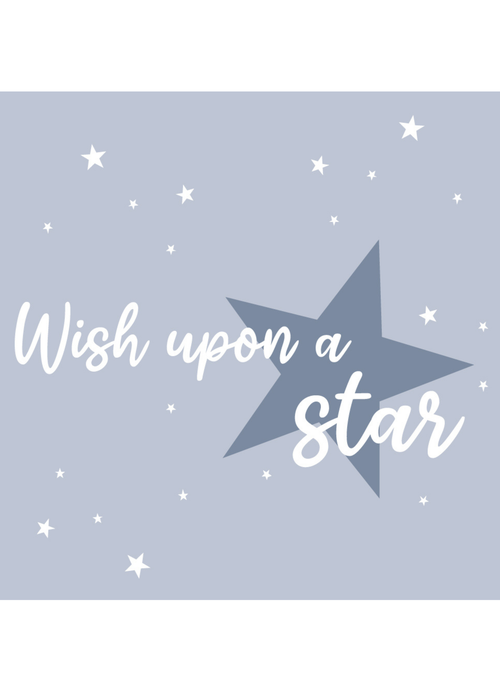 rucomfy Printed Wish Upon A Star Blue Baby Beanbag - One Size Image 3