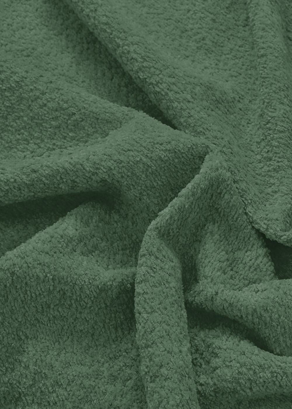 rucomfy Snug Pouffe Dark Green Beanbag - One Size Image 4