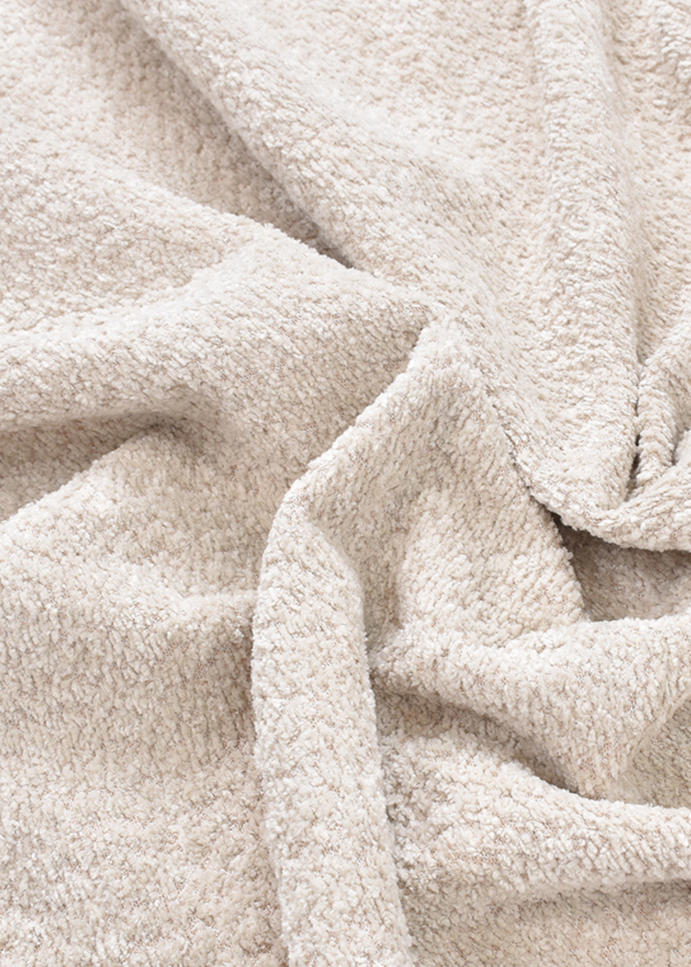 rucomfy Snug Pouffe Natural Beanbag - One Size Image 4