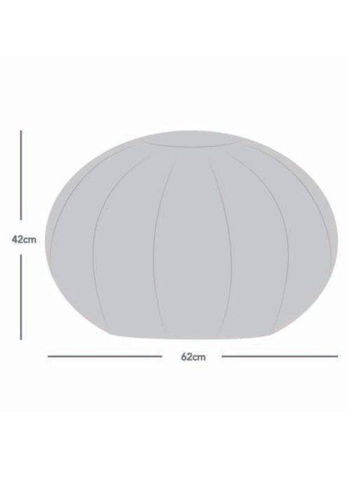 rucomfy Snug Pouffe Natural Beanbag - One Size Image 5
