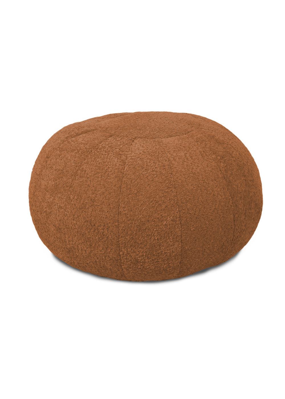 rucomfy Snug Pouffe Rust Beanbag - One Size Image 3