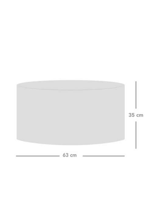 rucomfy Snug Drum Pouffe Natural Beanbag - One Size Image 5