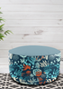 rucomfy Indoor/Outdoor Drum Pouffe Sea Breeze Beanbag - One Size Image 1