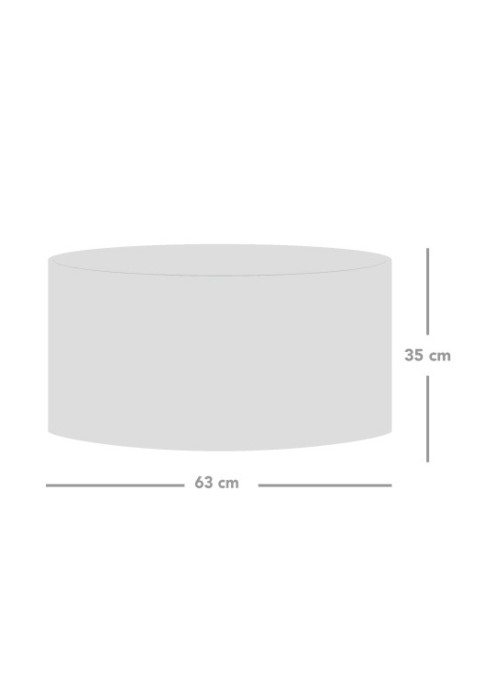 rucomfy Indoor/Outdoor Drum Pouffe Sea Breeze Beanbag - One Size Image 4