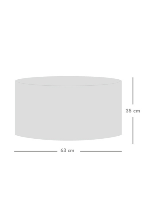 rucomfy Indoor/Outdoor Drum Pouffe Sea Breeze Beanbag - One Size Image 4