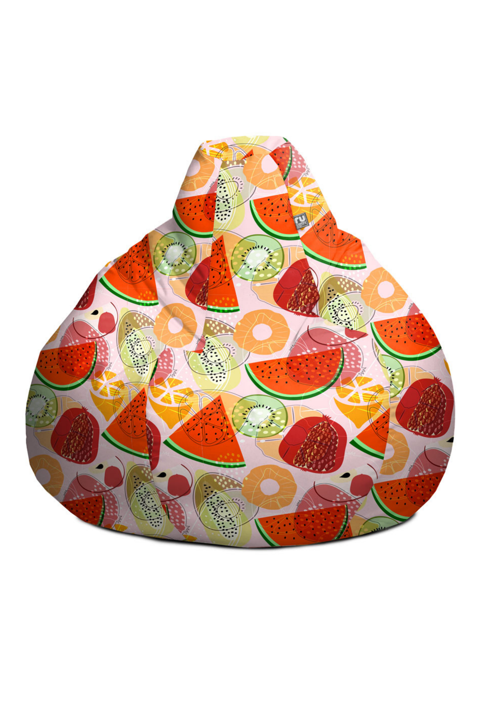 rucomfy Indoor/Outdoor Extra Large Classic Tutti Frutti Beanbag - One Size Image 2