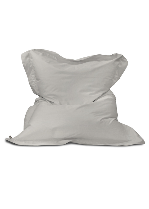 rucomfy Indoor/Outdoor Giant Squashy Squarbie Platinum Grey Beanbag - One Size Image 2