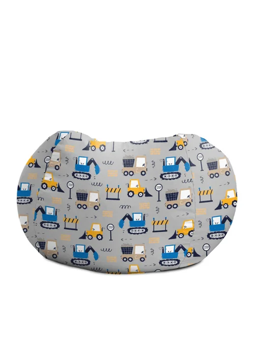rucomfy Printed Kids Slouchbag Dig-It Beanbag - One Size Image 1