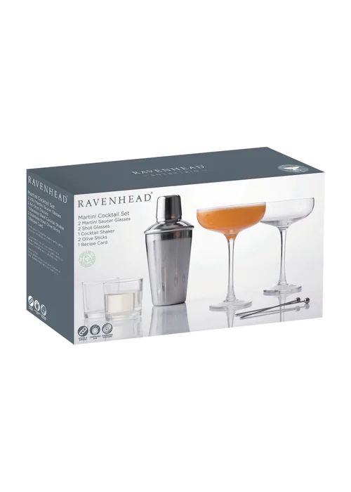 Ravenhead Entertain Martini Cocktail Set - One Size Image 4