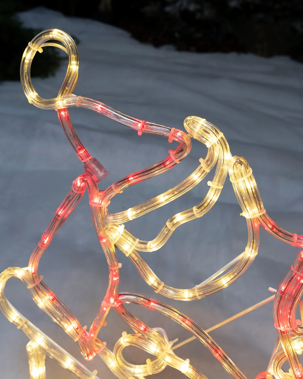 WeRChristmas White Santa Sleigh Reindeer Led Rope Light Silhouette 156 Cm - No Size Image 3