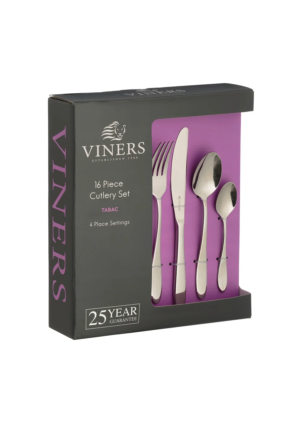 Viners Tabac 16 Piece Cutlery Set - One Size Image 5
