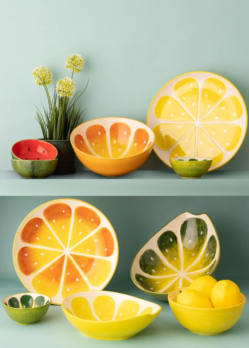 Typhoon World Foods Lemon Oval Bowl (22cm) - One Size Image 3