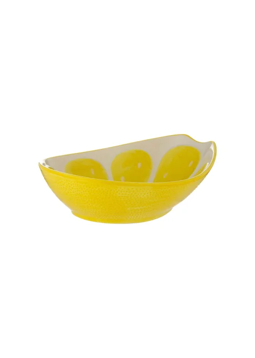 Typhoon World Foods Lemon Oval Bowl (22cm) - One Size Image 1