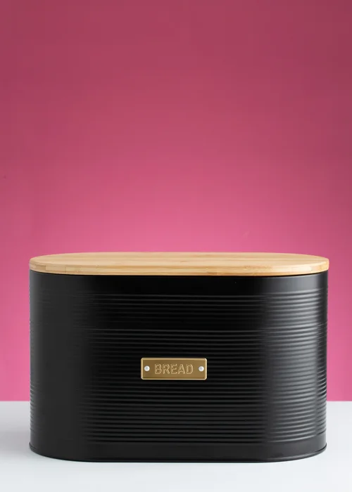 Typhoon Otto Black Bread Bin (10.5ltr) - One Size Image 2