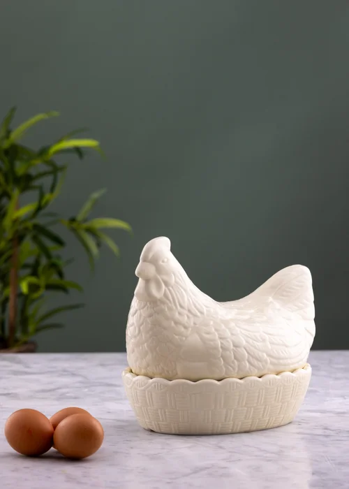 Mason Cash Cream Hen Nest - One Size Image 2