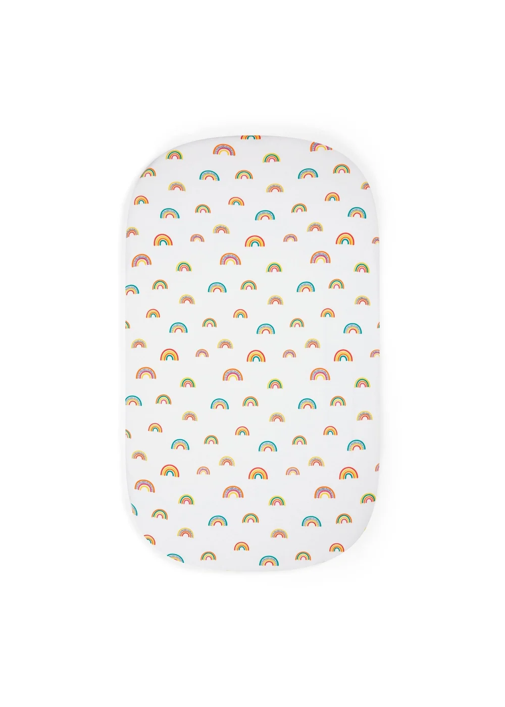 Ickle Bubba White Fitted Crib Rainbow Dreams Sheets 2 Pack - 60 X 110 Image 2