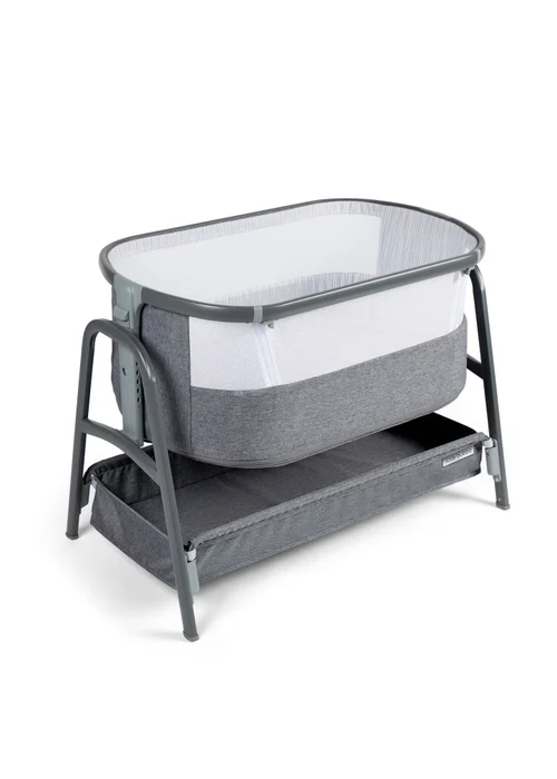 Ickle Bubba Light Grey Bubba & Me Bedside Crib - One Size Image 1