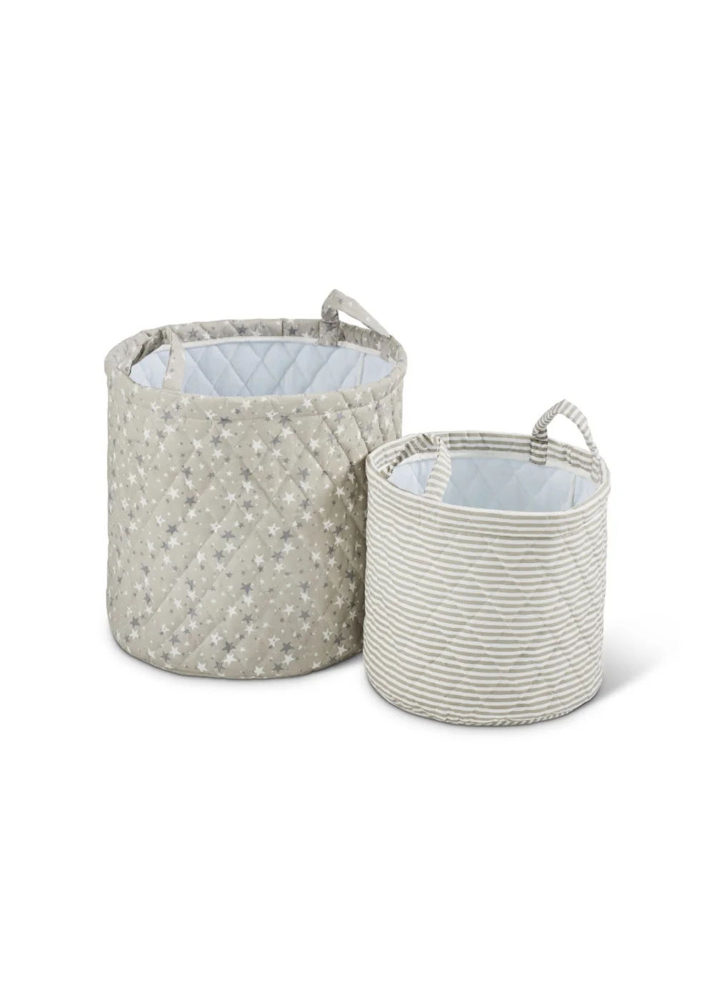 Ickle Bubba Light Grey Storage Baskets Cosmic Aura 2 Pack - No Size Image 1