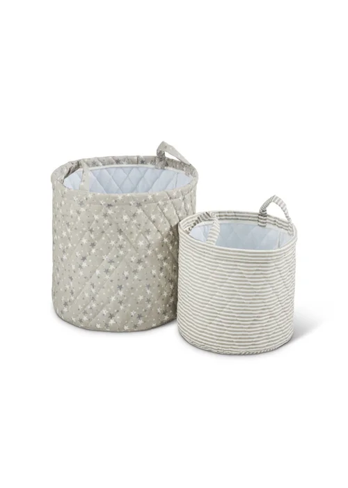 Ickle Bubba Light Grey Storage Baskets Cosmic Aura 2 Pack - No Size Image 1