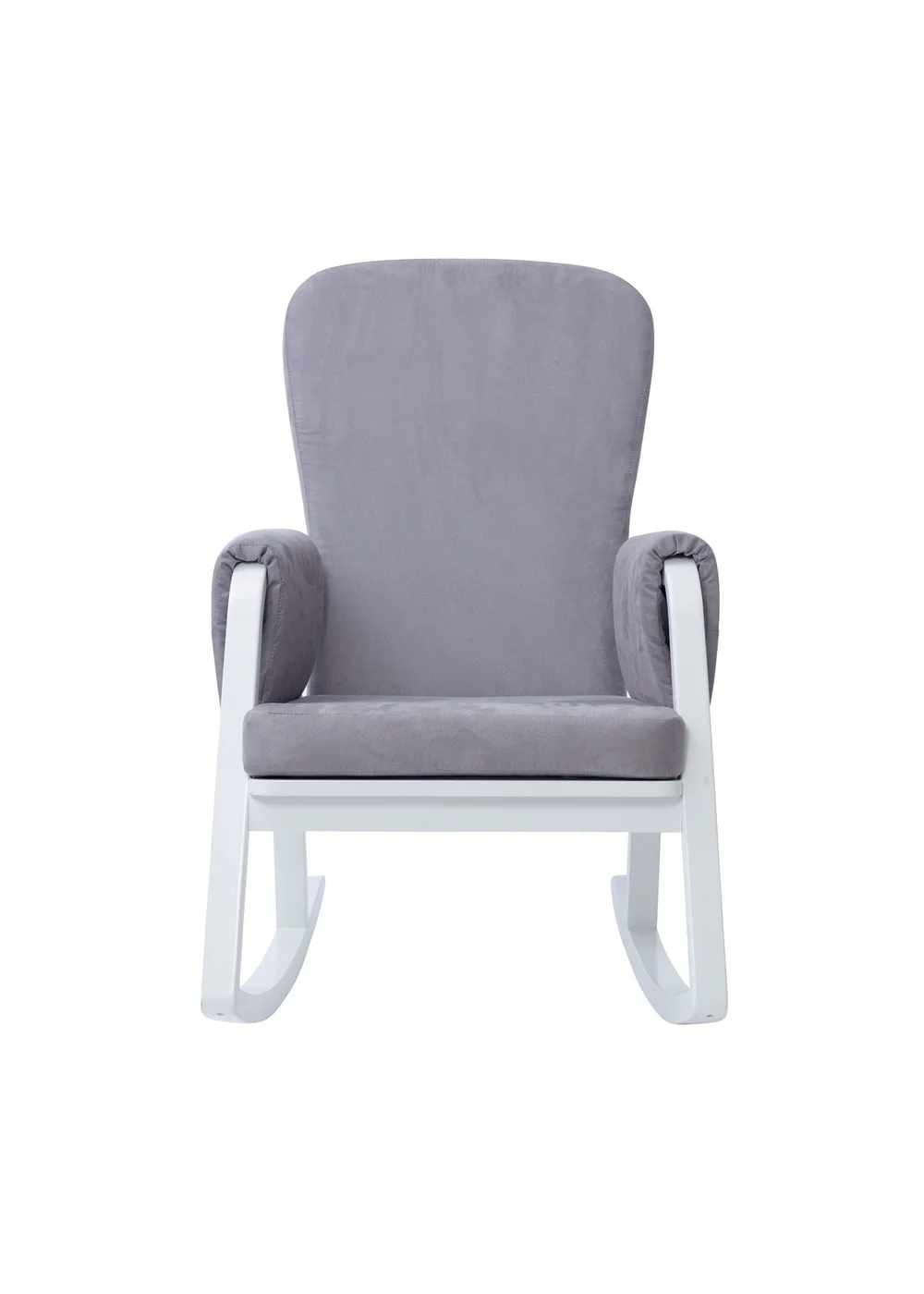 Ickle Bubba Grey Dursley Rocking Chair & Stool - One Size Image 3