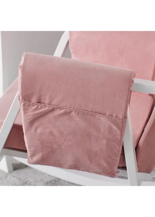 Ickle Bubba Pink Dursley Rocking Chair & Stool - One Size Image 4