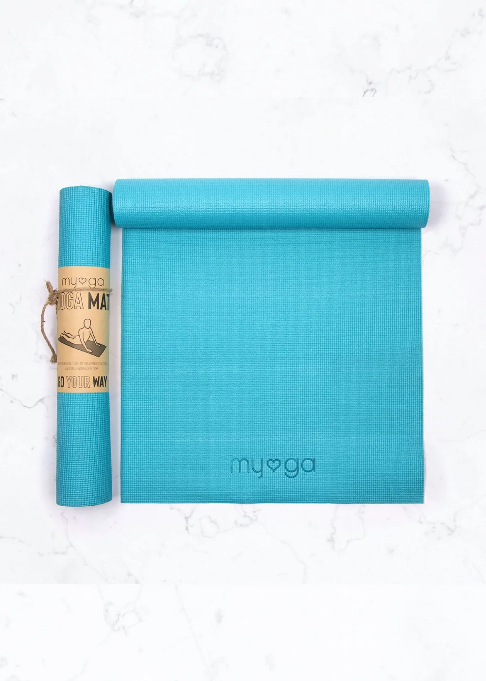 Myga Turquoise Yoga Mat - No Size Image 1