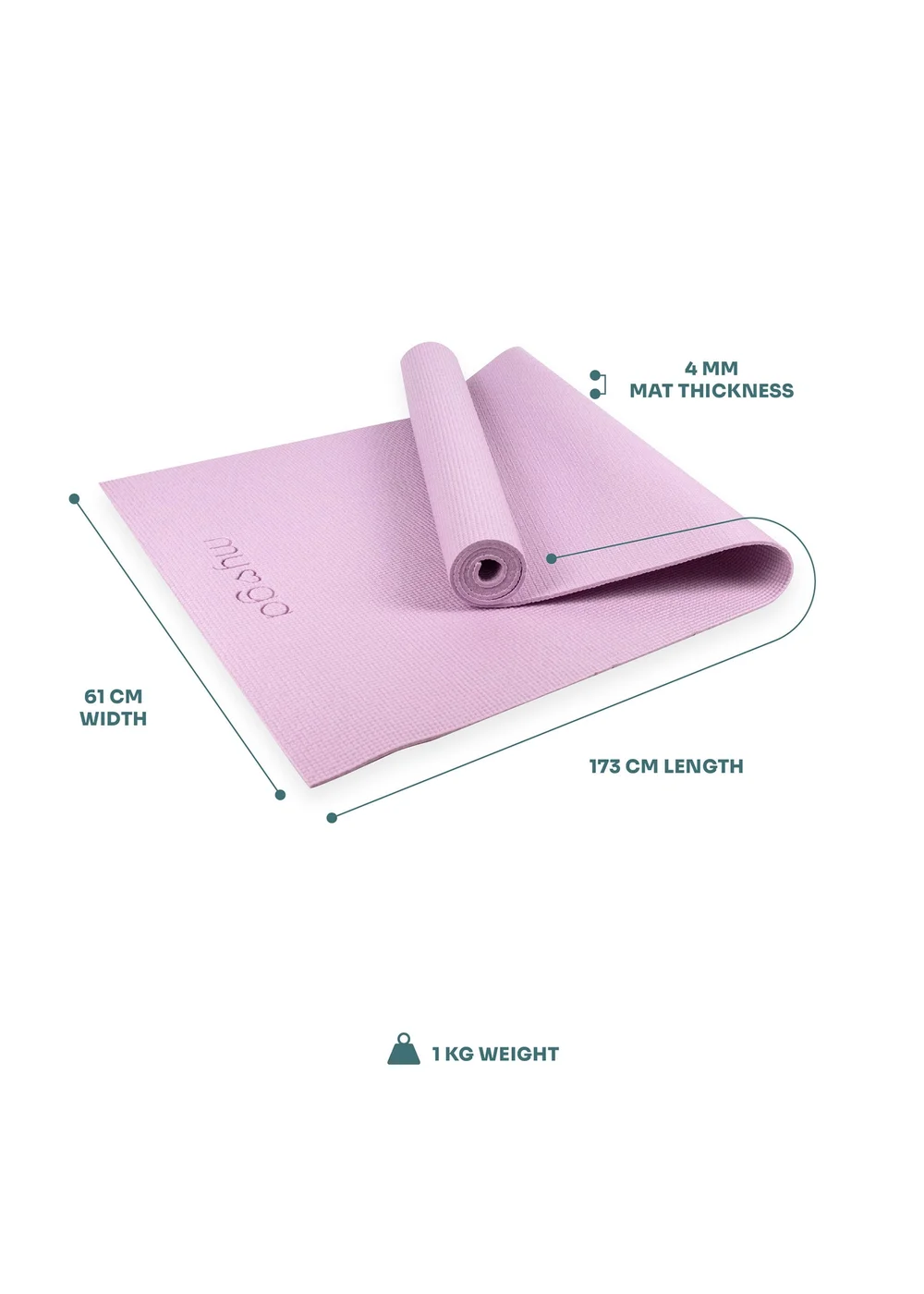 Myga Lilac Yoga Mat - No Size Image 3
