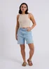 Urban Bliss Beige Linen Blend Tie Back Top - 8 Image 4