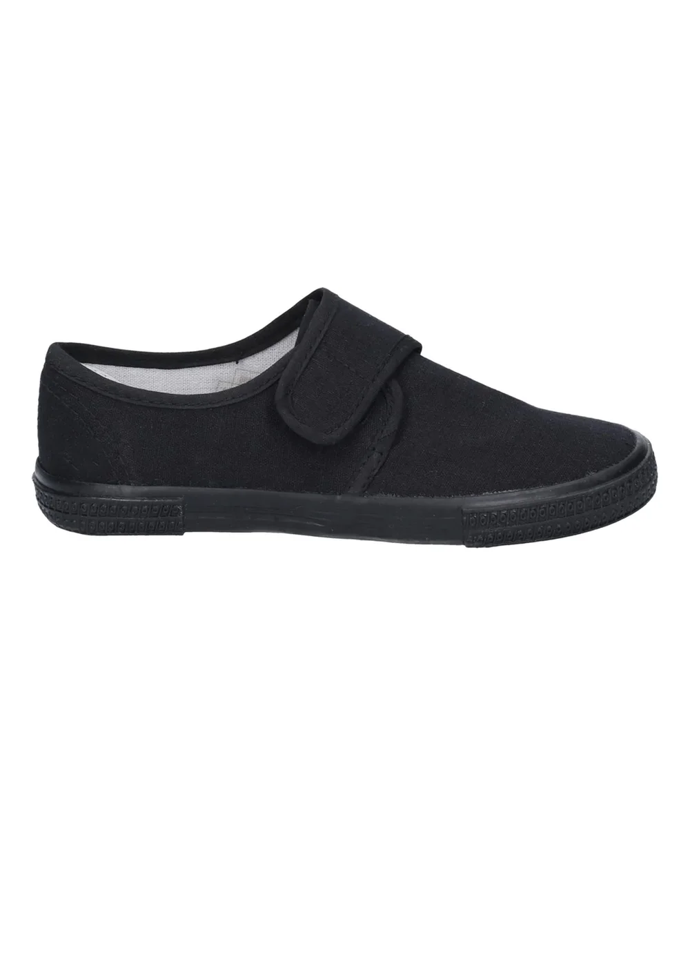 Mirak Kids Black Trainers / Plimsolls (Boxed) (Younger 4 - Older 5) - FQ1 Image 2