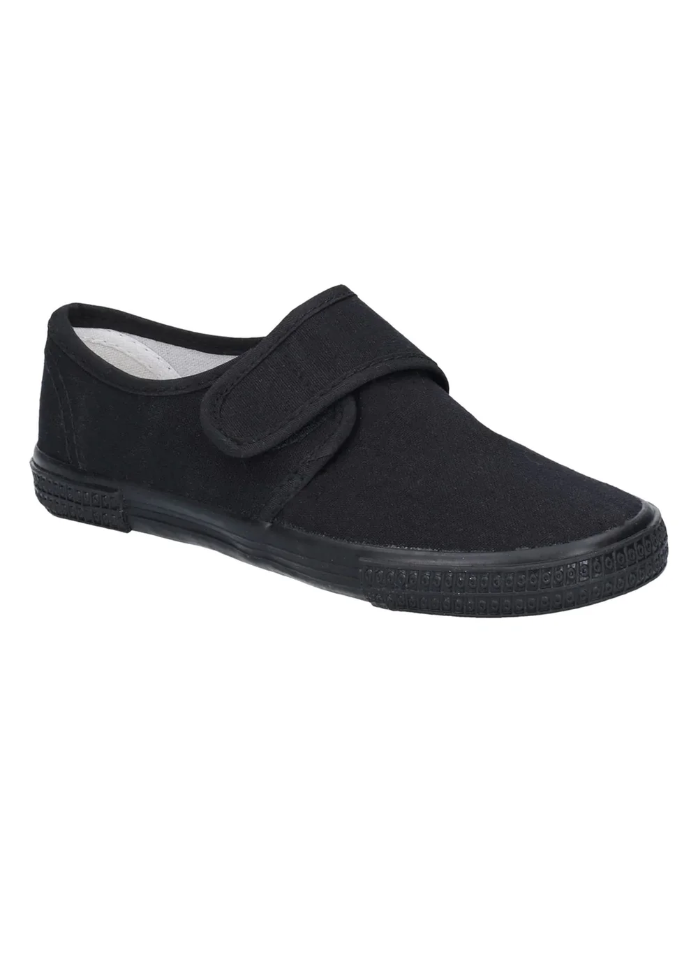 Mirak Kids Black Trainers / Plimsolls (Boxed) (Younger 4 - Older 5) - FQ1 Image 1