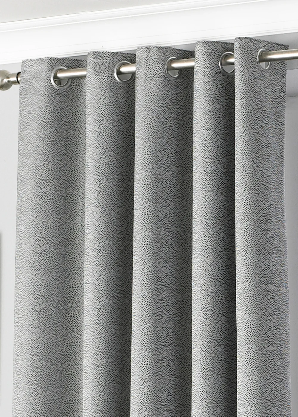 Paoletti Pendleton Jacquard Eyelet Curtains - 66W X 54D (168x137cm) Image 2