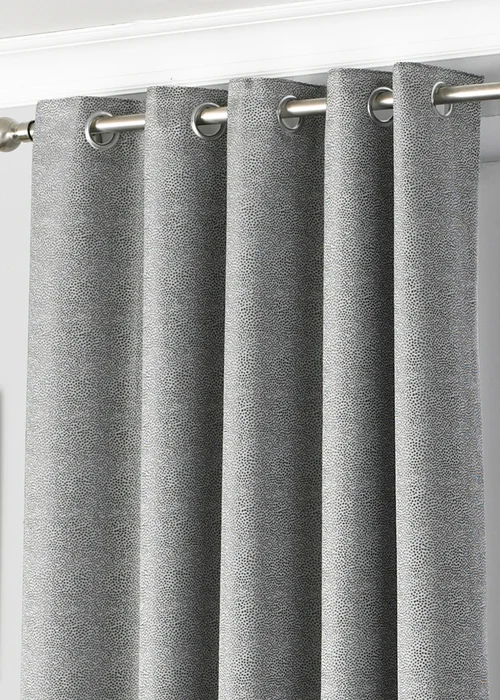 Paoletti Pendleton Jacquard Eyelet Curtains - 66W X 54D (168x137cm) Image 2