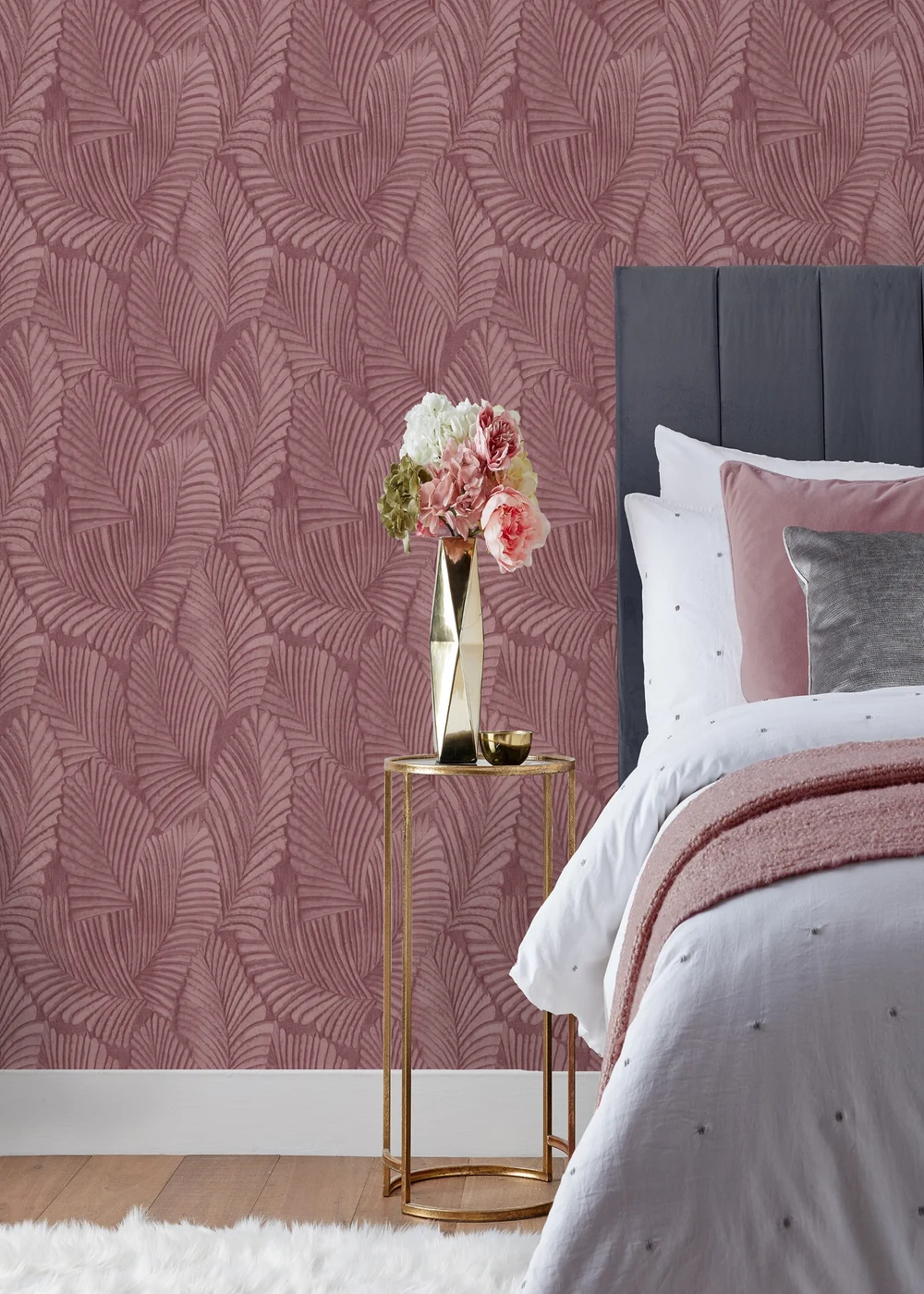 Paoletti Palmeria Textured Vinyl Wallpaper (53 x 1050cm) - One Size Image 2