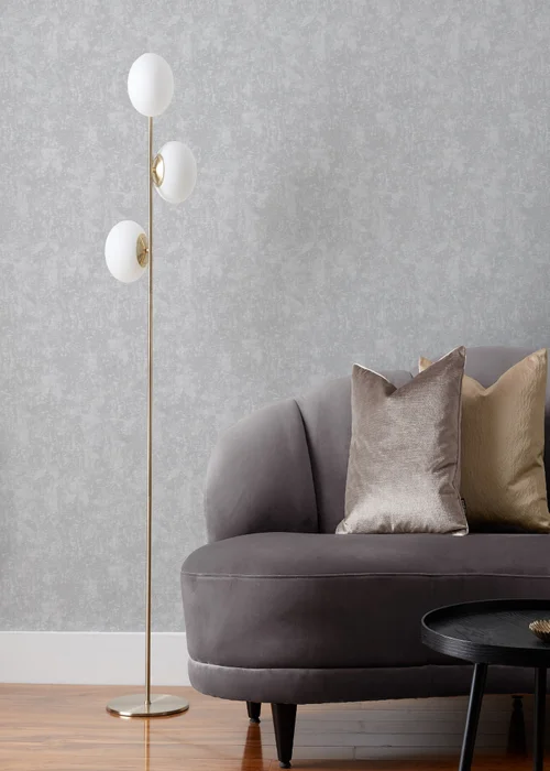 Paoletti Symphony Textured Vinyl Wallpaper (53 x 1050cm) - One Size Image 2
