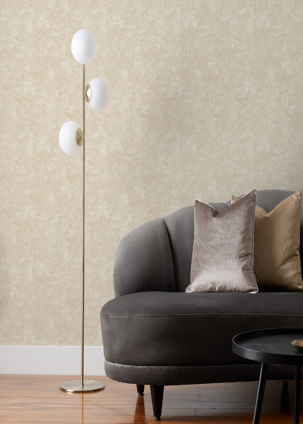 Paoletti Symphony Textured Vinyl Wallpaper (53 x 1050cm) - One Size Image 2