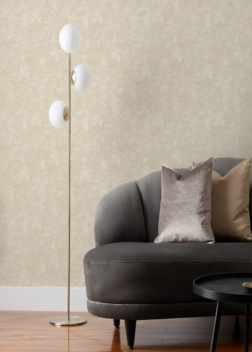 Paoletti Symphony Textured Vinyl Wallpaper (53 x 1050cm) - One Size Image 2
