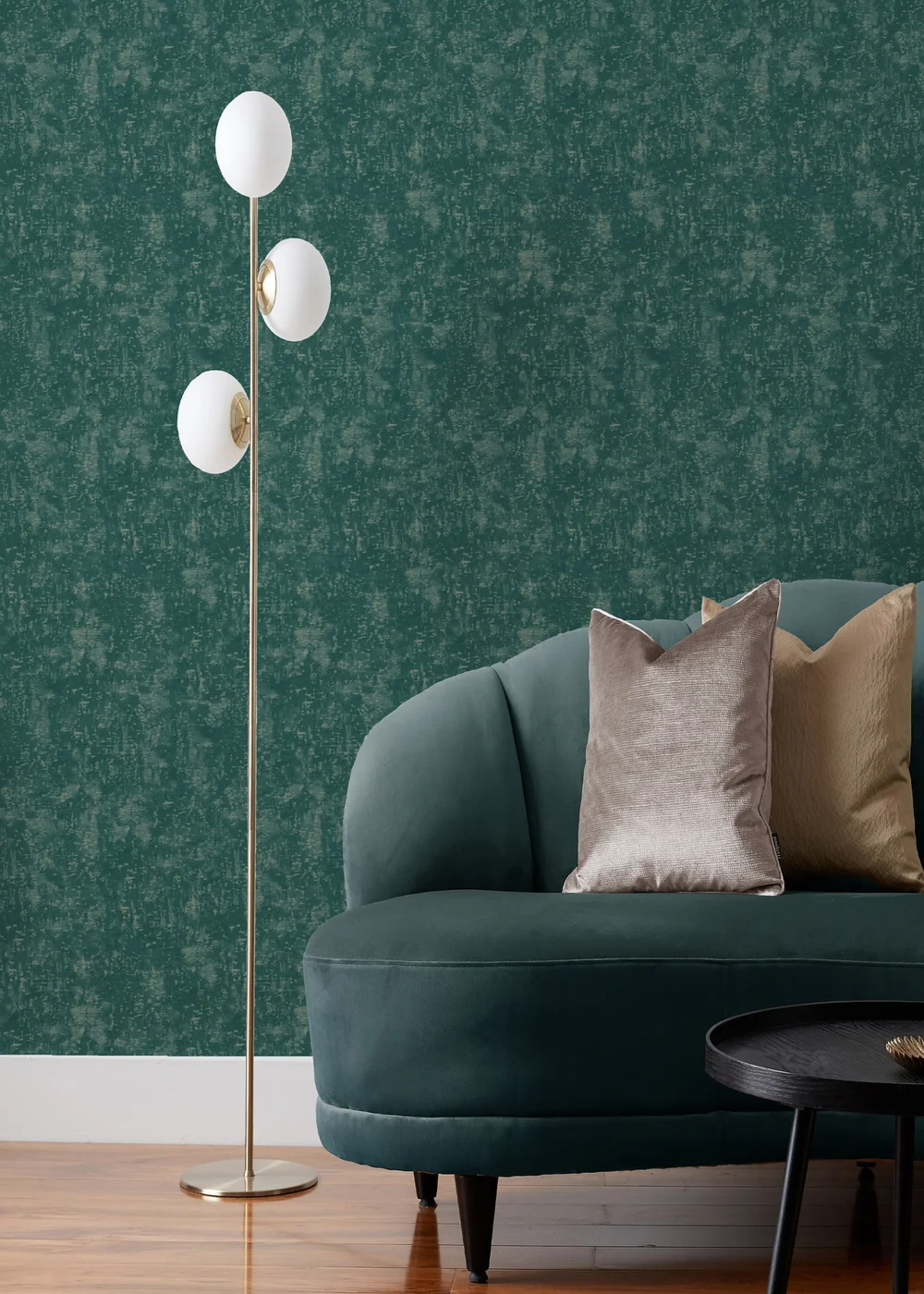 Paoletti Symphony Textured Vinyl Wallpaper (53 x 1050cm) - One Size Image 2