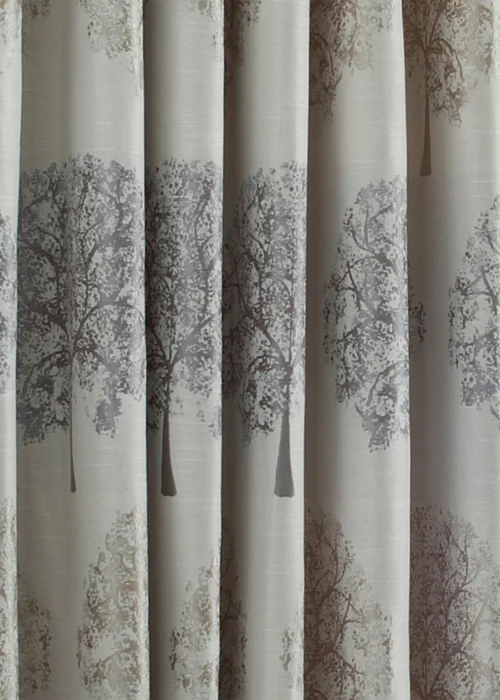Paoletti Oakdale Motif Eyelet Curtains - 46W X 72D (117x183cm) Image 4