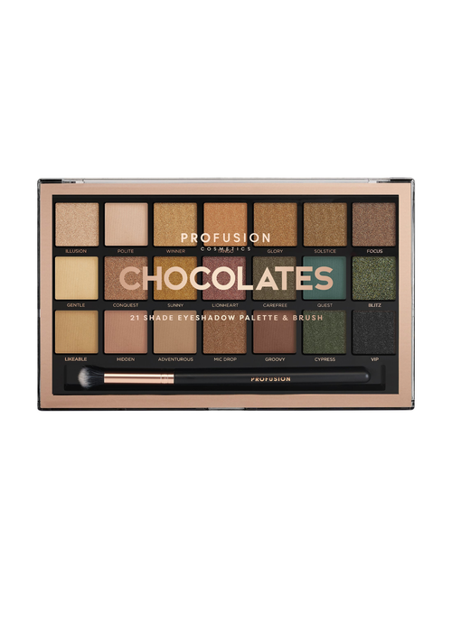 Profusion Cosmetics Chocolate Brown Pro Artistry Chocolates - One Size Image 1