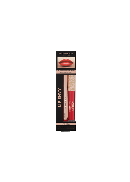 Profusion Cosmetics Lip Envy Gloss and Lip Liner Duo Red - One Size Image 4