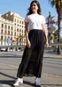 Threadbare Black Alice Tiered Frill Maxi Skirt - Size 8 Image 2