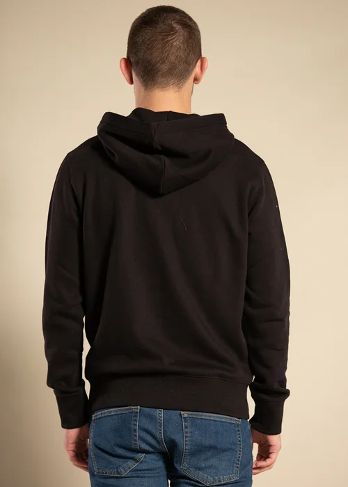French Connection Black Cotton Blend FCUK Hoody - S Image 2